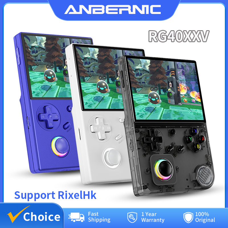 Retro Gaming Emulator Console - ANBERNIC RG40XXV Retro Handheld Game Console