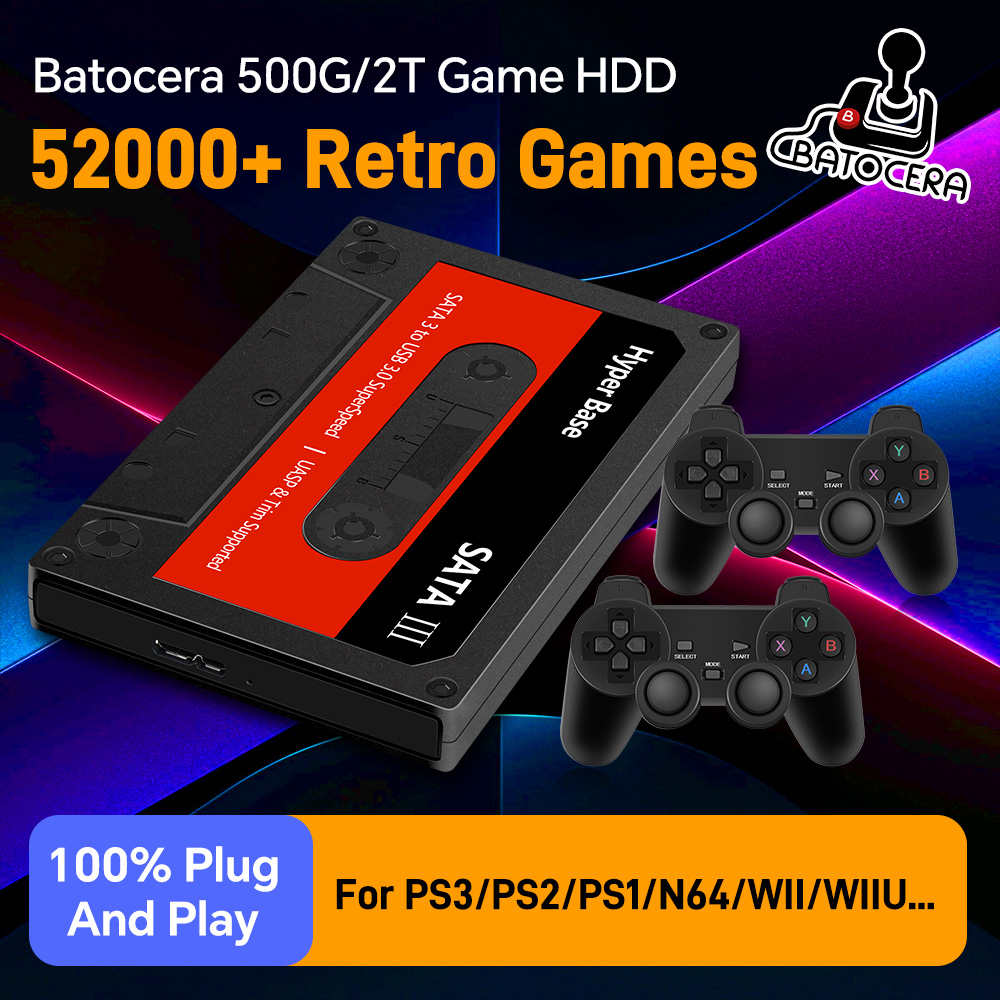 Retro Gaming Batocera - Batocera 500G Retro Game Harde Schijf