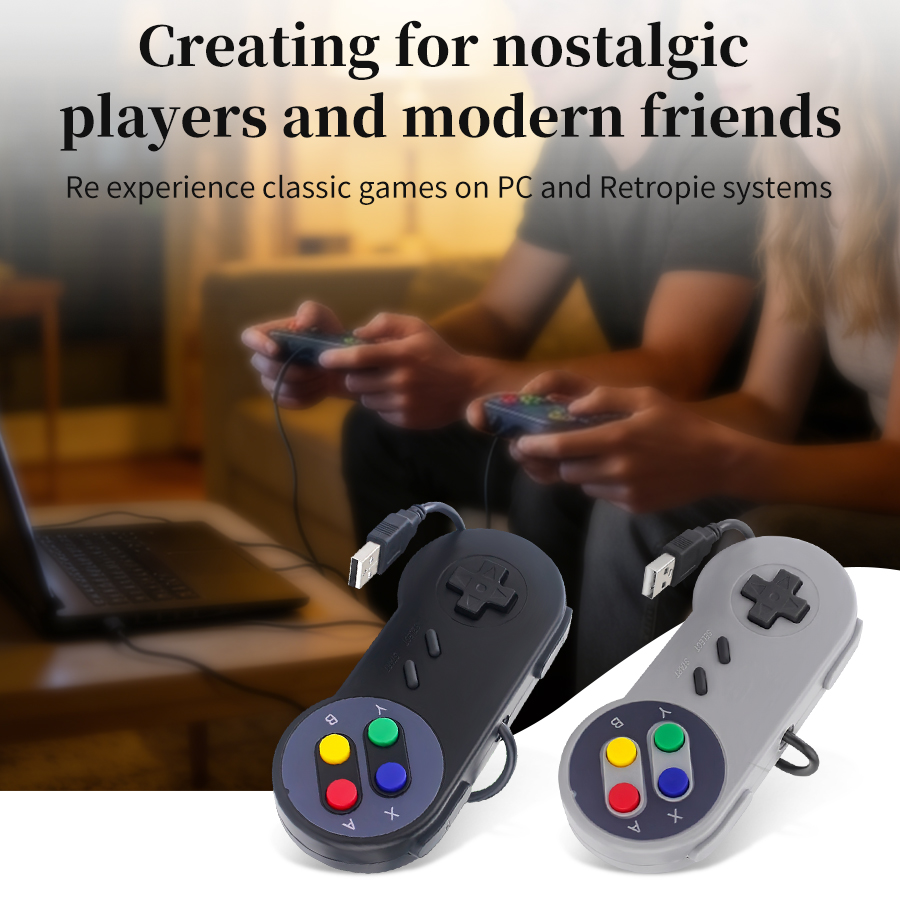 Retro Gaming Windows - USB Retro Gamepad voor PC NESPi