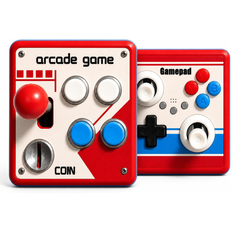 Retro Gaming Games - Boorvrije Lichtschakelaar Afdekking Retro Arcade Game