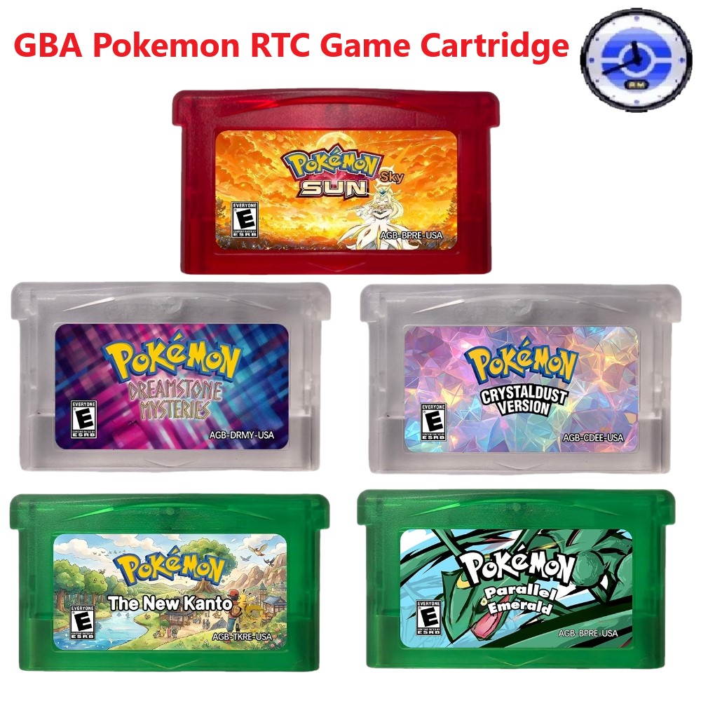 GBA RTC Pokemon Dreamstone Mys - Rom Cartridge Flash recensie en prijs