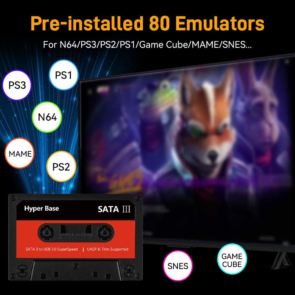 Batocera 500G/2T Emulator Game - Retro Gaming Emulator Console recensie en prijs