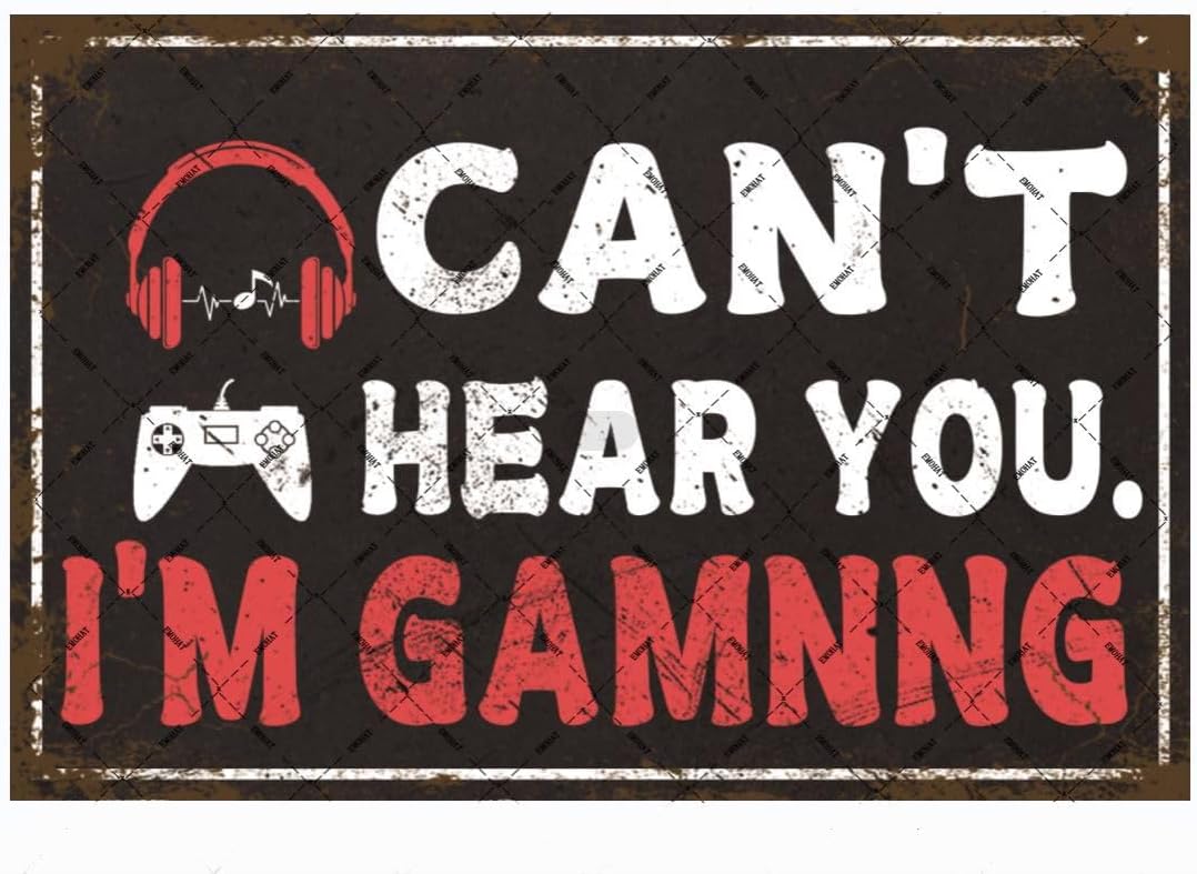 EMOHAT Game Room Metalen Tin B - Retro Gaming Games recensie en prijs