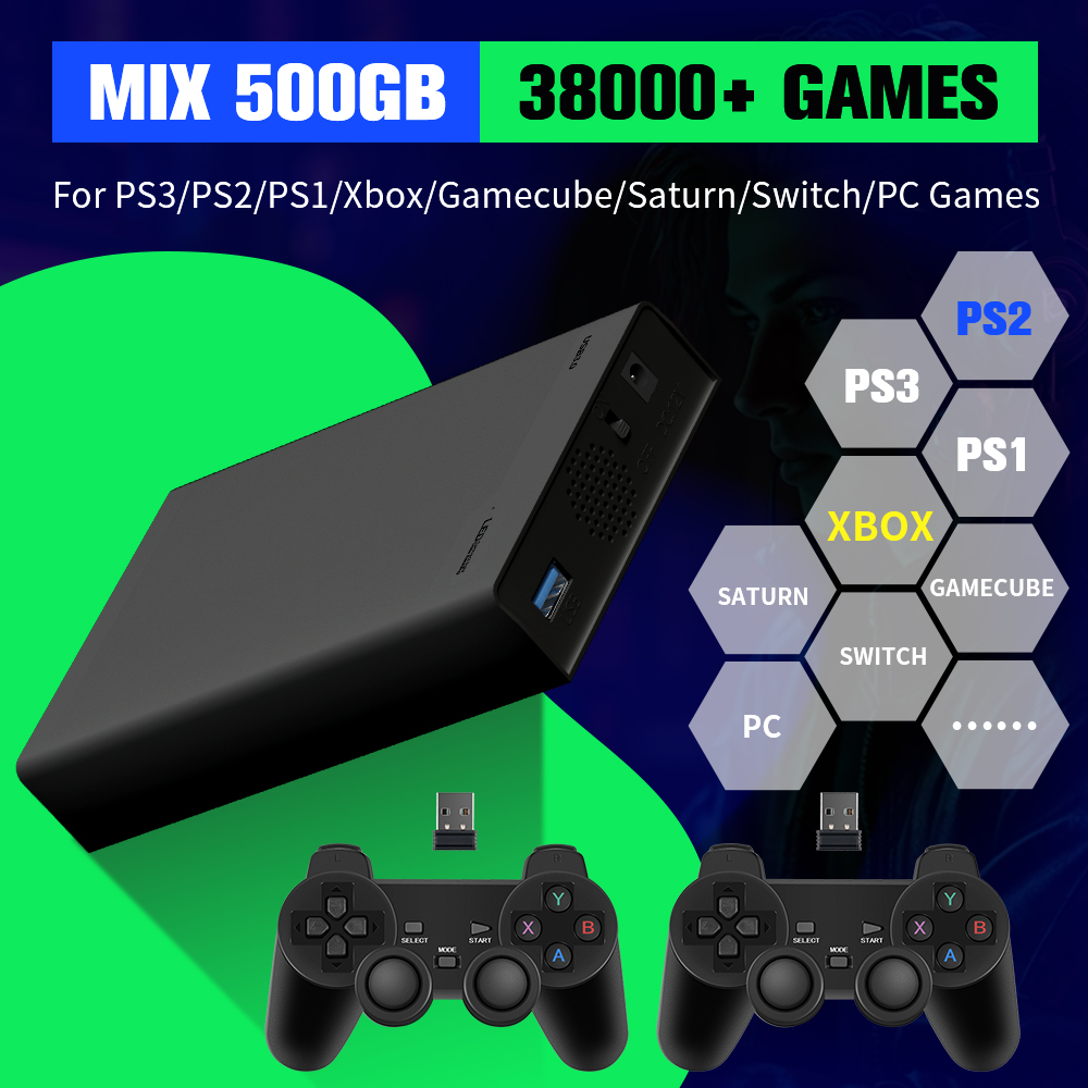 500G Game Hard Drive Met 38000 - Retro Gaming Emulator Console recensie en prijs