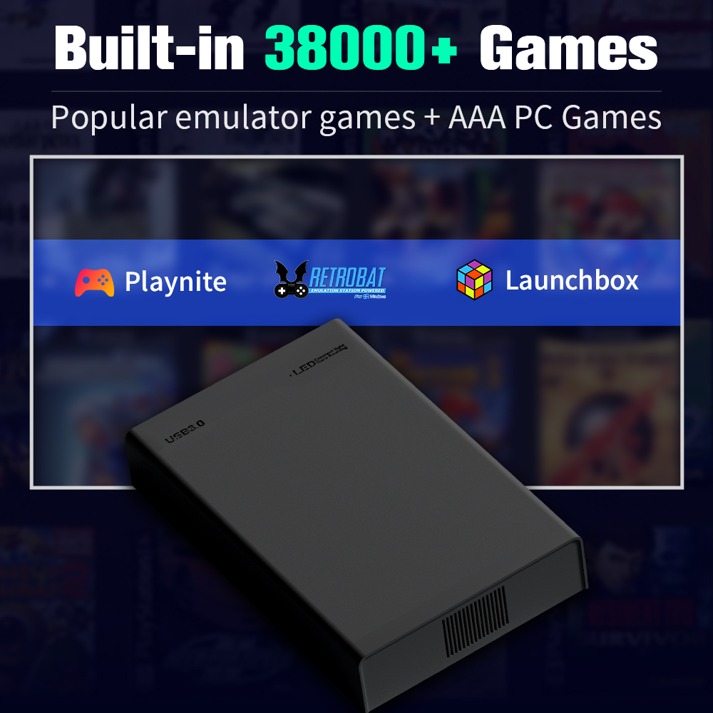 500G Game Hard Drive Met 38000 - Retro Gaming Emulator Console recensie en prijs