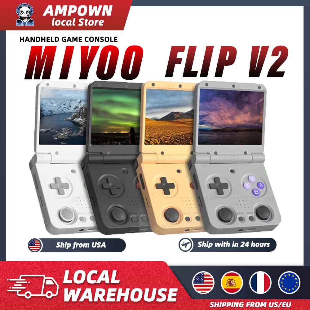 MIYOO Flip V2 Handheld Game Co - Retro Gaming On Linux recensie en prijs