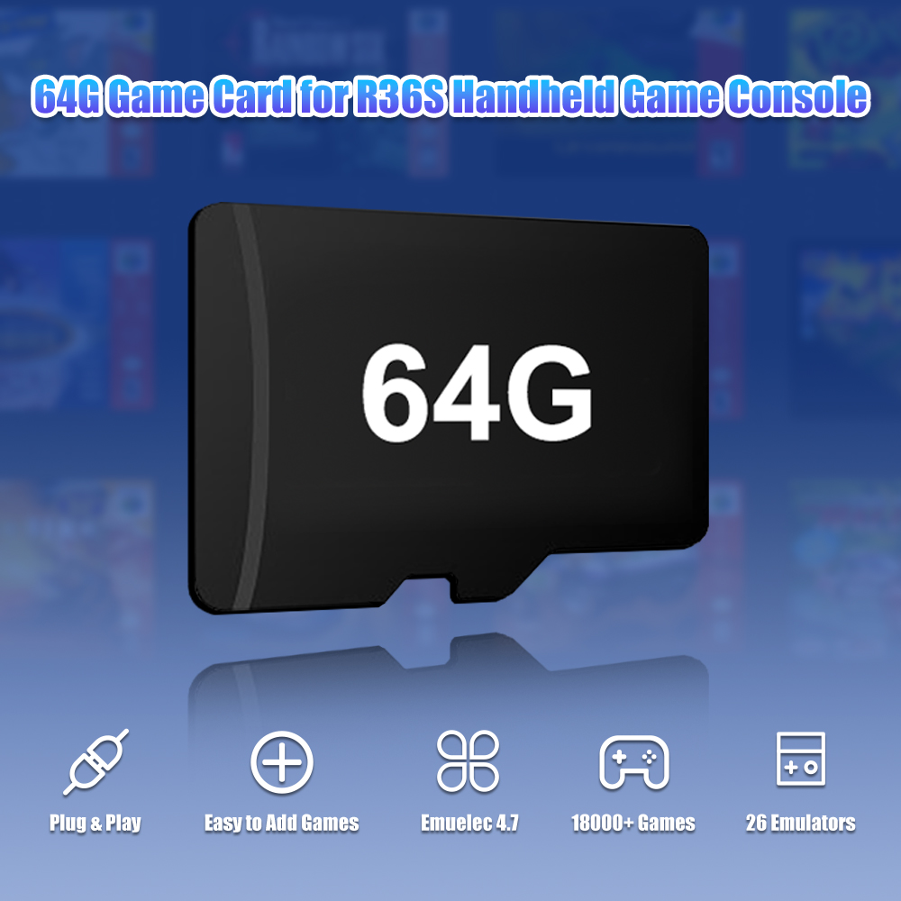 64G Game TF-kaart voor R36S Vi - Retro Gaming R36S recensie en prijs