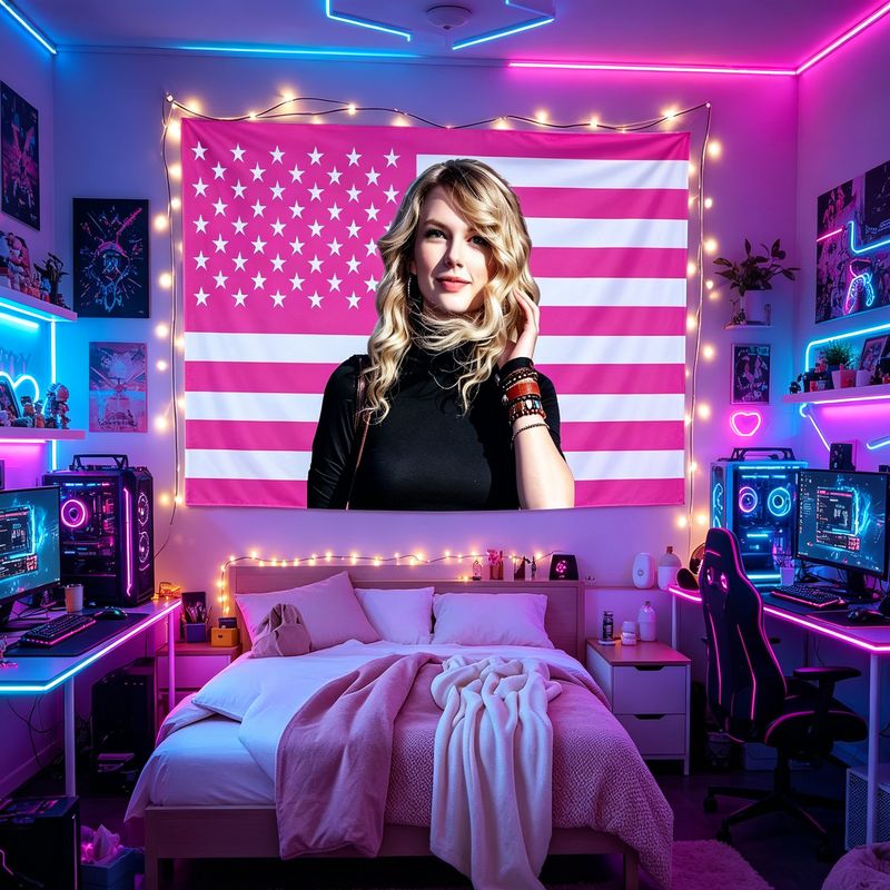 VIKAMA Amerikaanse vlag zanger - Retro Gaming Room recensie en prijs