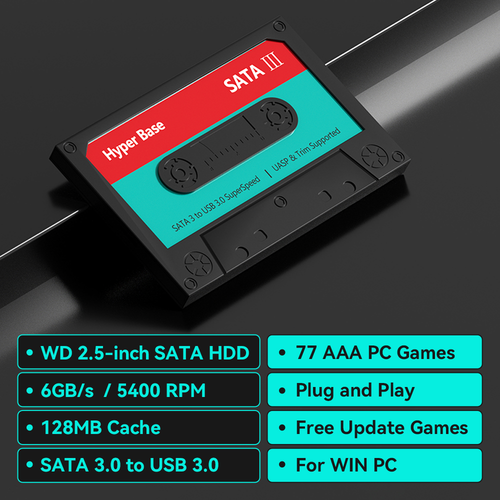 2TB Game Harde Schijf met 77 P - Retro Gaming Emulator Console recensie en prijs