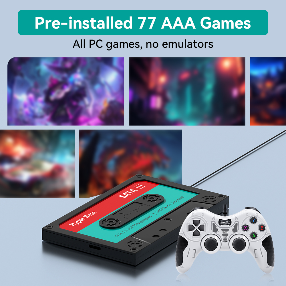 2TB Game Harde Schijf met 77 P - Retro Gaming Emulator Console recensie en prijs