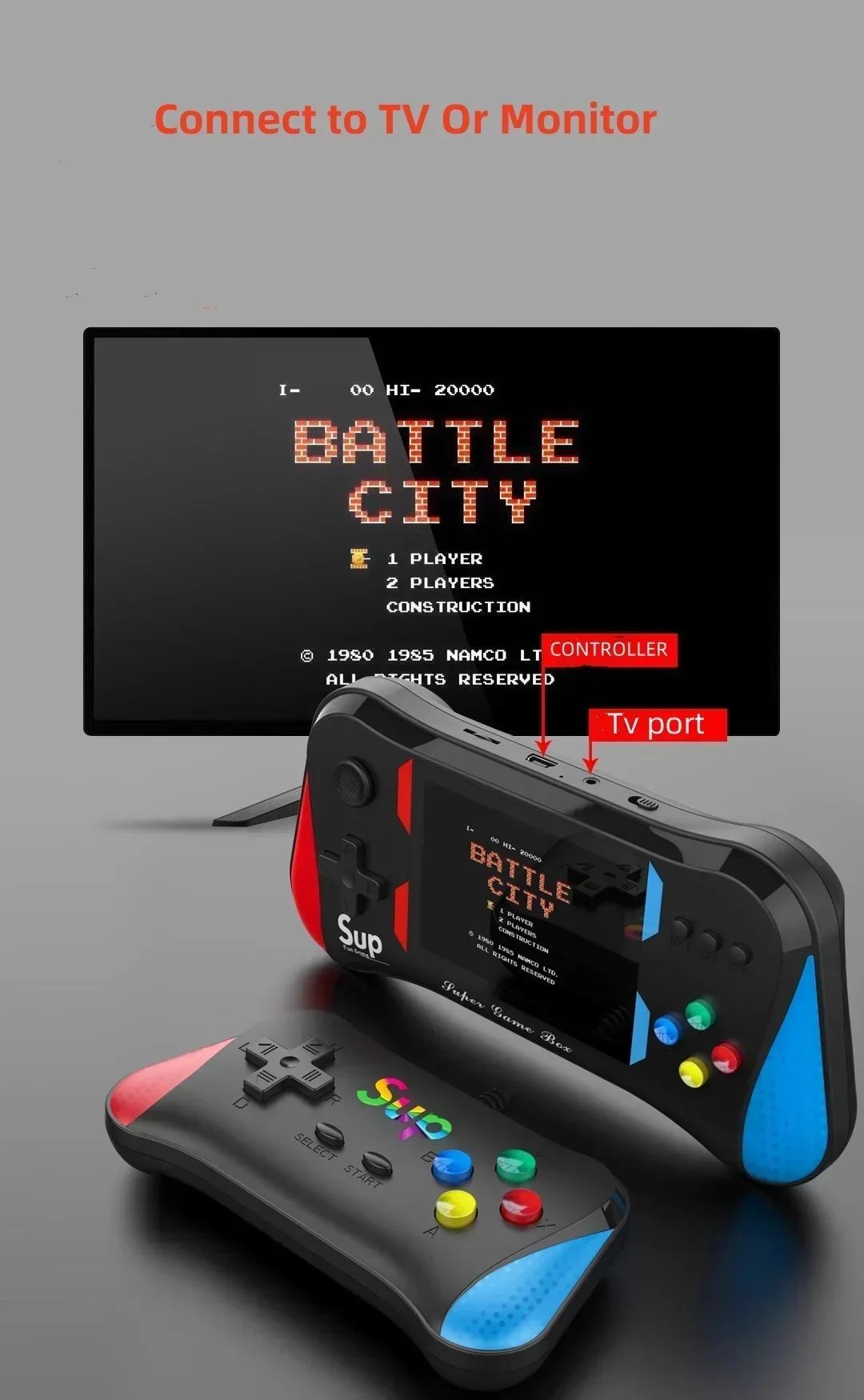 Kinderspelconsole Palm Retro O - Retro Gaming Room recensie en prijs