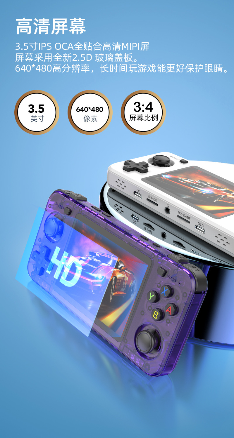 Nieuwe R36H Retro Handheld Con - Retro Gaming R36S recensie en prijs