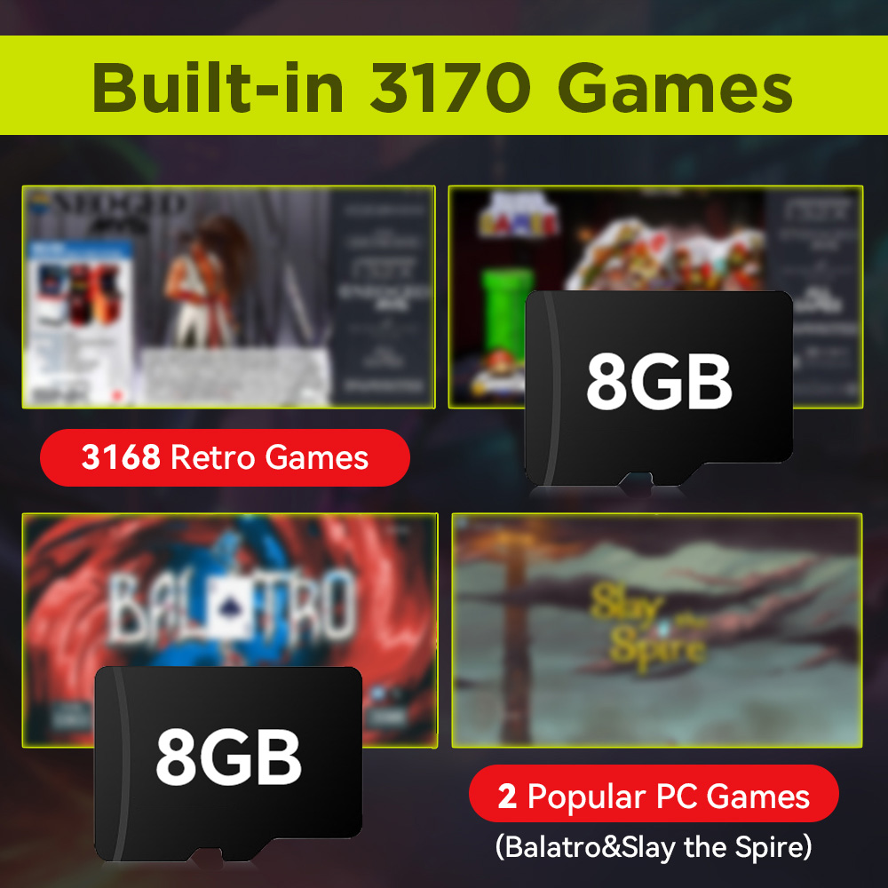 8 GB Game TF-kaart met 3170 Re - Retro Gaming Emulator Console recensie en prijs